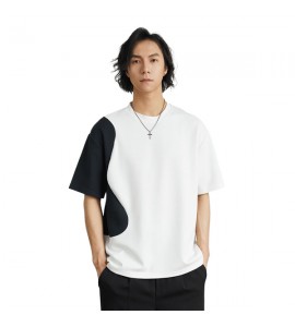 2024 Girocollo T-Shirt Tempo Libero Sciolto Moda Uomini - SE87003