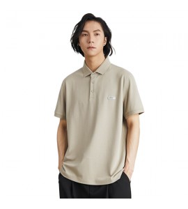 2024 Seta di Ghiaccio Polo Sciolto Con Colletto Risvoltato Tempo Libero Uomini - XB7218