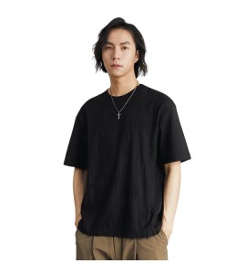 2024 T-Shirt Senso di Lusso Sciolto Tempo Libero Girocollo Uomini - GS7957