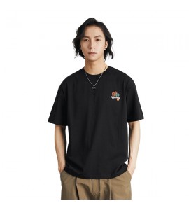 2024 Ricamo T-Shirt Moda Girocollo Sciolto Tempo Libero Uomini - ZJC9907