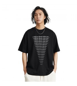 2024 Stampate T-Shirt Tempo Libero Sciolto Girocollo Moda Uomini - FT623