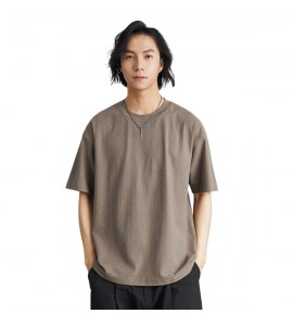 2024 T-Shirt Sottile e Leggero Tempo Libero Sciolto Girocollo Uomini - XB7156