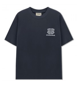 2024 Cotone T-Shirt Ricamo Sciolto Girocollo Tempo Libero Uomini - ZW0571