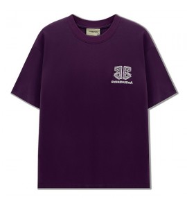 2024 Cotone T-Shirt Ricamo Sciolto Girocollo Tempo Libero Uomini - ZW0571