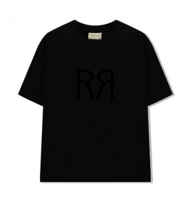 2024 Cotone Ricamo T-Shirt Sciolto Girocollo Tempo Libero Uomini - ZW0652