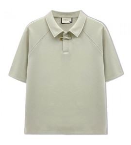 2024 Style Chinois Polo Senso di Lusso Con Colletto Risvoltato Sciolto Uomini - ZW0706