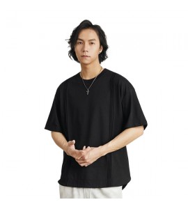 2024 T-Shirt Sciolto Girocollo Sciolto Tempo Libero Moda Uomini - FC25019