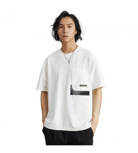 2024 Senso Progettuale T-Shirt Sciolto Tempo Libero Girocollo Uomini - XB7153