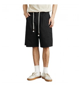 2024 Sottile e Leggero Tempo Libero Short Dritto Semplice Sciolto Uomini - XG8506