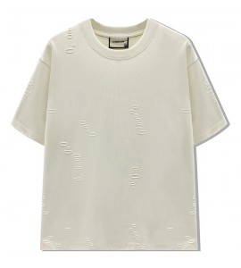 2024 Senso Progettuale T-Shirt Girocollo Sciolto Tempo Libero Uomini - ZW0670