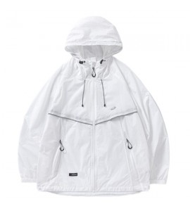 2024 Protezione Solare Giacche a Vento Sottile e Leggero Sciolto Con Cappuccio - F8825