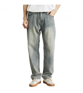 2024 Dritto Jeans Sottile e Leggero Retro Tempo Libero Uomini - SK1061