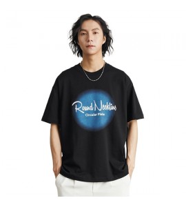 2024 Stampate T-Shirt Sciolto Tempo Libero Girocollo Uomini - NDP8029