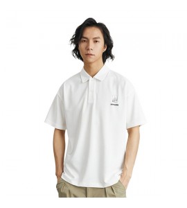 2024 Seta di Ghiaccio Polo Ricamo Con Colletto Risvoltato Sciolto Uomini - TPH98010