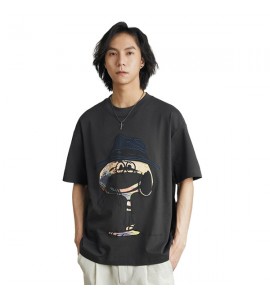 2024 Tempo Libero Stampate Sciolto T-Shirt Cartone Animato Girocollo - XB7112