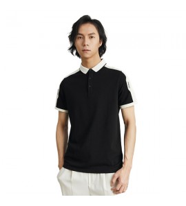 2024 Con Colletto Risvoltato Coupe Ajustée Polo Sottile e Leggero Uomini - SD6082