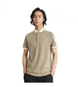2024 Con Colletto Risvoltato Coupe Ajustée Polo Sottile e Leggero Uomini - SD6082