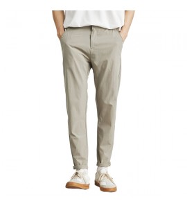 2024 Seta di Ghiaccio Pantaloni Casual Dritto Sottile e Leggero Uomini - JJ5888