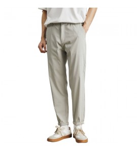 2024 Seta di Ghiaccio Pantaloni Casual Sottile e Leggero Sciolto Uomini - JJ5817