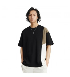 2024 Senso Progettuale T-Shirt Sciolto Girocollo Moda Uomini - SD6371