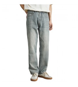 2024 Tempo Libero Sciolto Jeans Dritto Nostalgie Uomini - SK7138