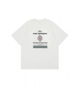 2024 Retro Stampate T-Shirt Moda Sciolto Girocollo Uomini - P2M7171