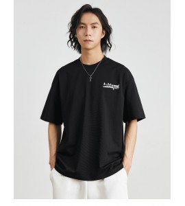 2024 Stampate T-Shirt Sciolto Girocollo Tempo Libero Uomini - BJ8821