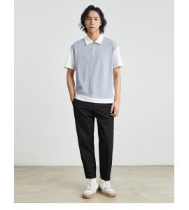 2024 Polo Sciolto Con Colletto Risvoltato Tempo Libero Uomini - SF9514-1