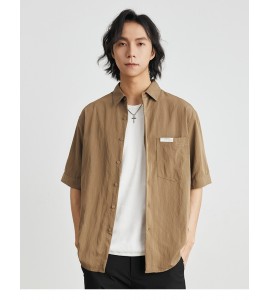 2024 Sottile e Leggero Camicie Semplice Tempo Libero Sciolto Uomini - M2453