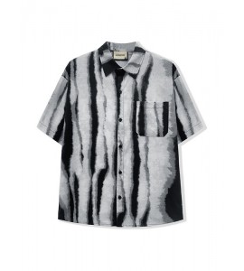 2024 Sottile e Leggero Camicie Con Colletto Risvoltato Sciolto Uomini - ZW0817