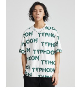 2024 Stampate T-Shirt Sciolto Girocollo Moda Tempo Libero Uomini - XHL91110