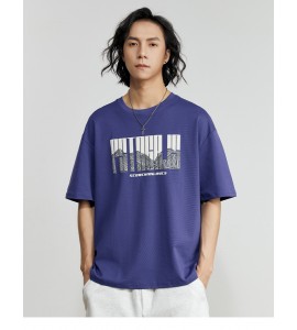 2024 Sottile e Leggero T-Shirt Stampate Girocollo Sciolto Uomini - KPS5650