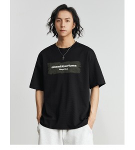 2024 Retro Stampate T-Shirt Sciolto Girocollo Tempo Libero Uomini - KPS5228