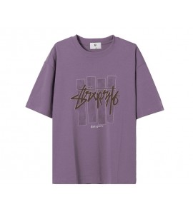 2024 Stampate T-Shirt Sciolto Girocollo Tempo Libero Uomini - KPS5223