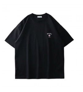 2024 Tempo Libero Sciolto T-Shirt Girocollo Ricamo Uomini - AG8642