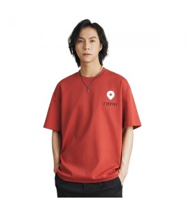 2024 Semplice Cotone T-Shirt Girocollo Stampate Sciolto Uomini - BJ8809