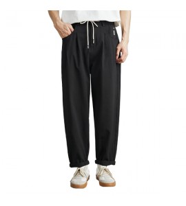 2024 Sottile e Leggero Pantaloni Casua Sciolto Dritto Uomini - XG8895