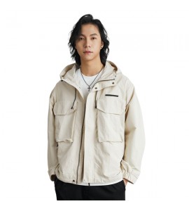 2024 Con Cappuccio Giacche Sciolto Tempo Libero Uomini - XS35507